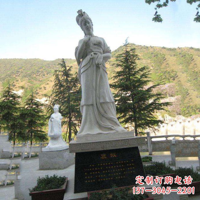 衢州传承中国古代美女——褒姒雕像