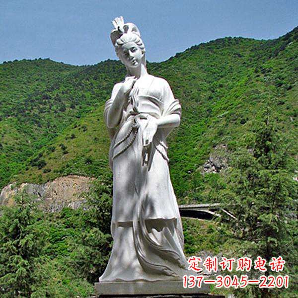 衢州褒姒汉白玉美女雕像