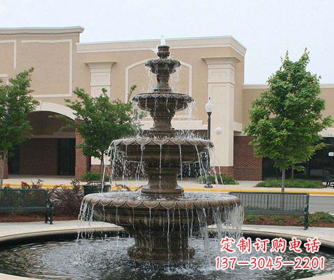 衢州梦幻之舞多层喷泉雕塑