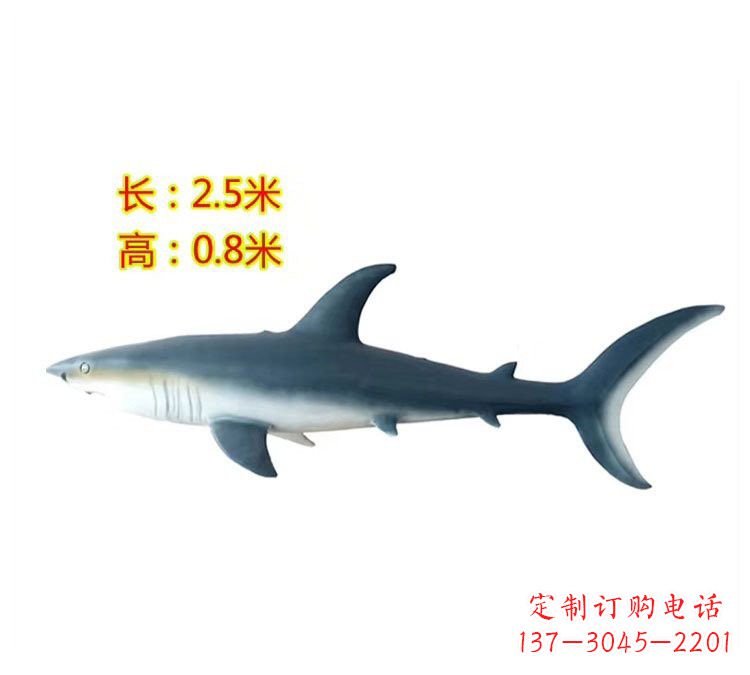 衢州玻璃钢鲨鱼雕塑令人惊叹的艺术精品