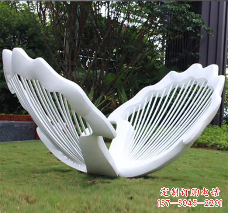 衢州不锈钢贝壳雕塑艺术精品