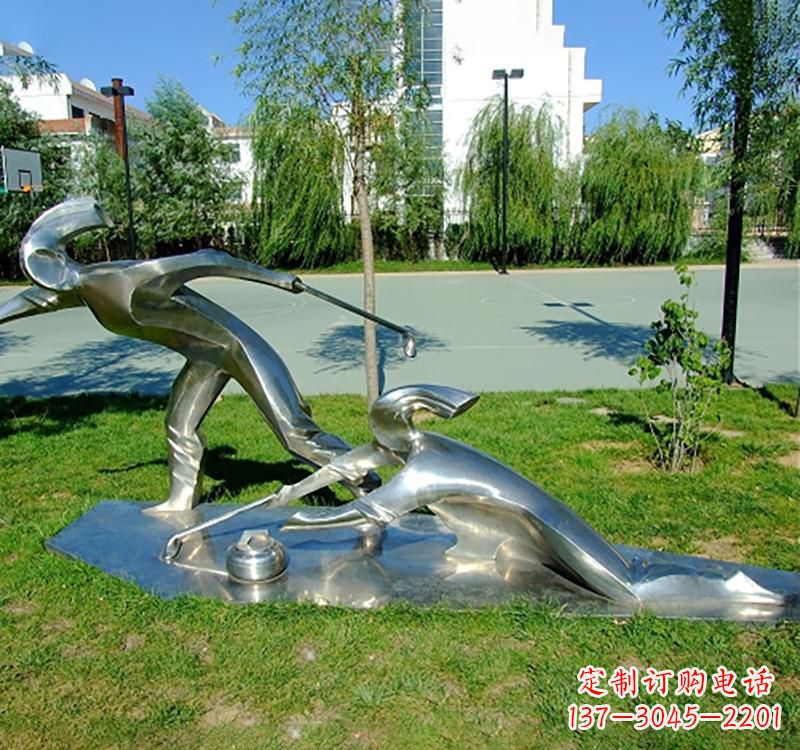 衢州不锈钢冰壶雕塑——一种艺术形式