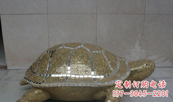 衢州不锈钢彩银乌龟公园景观雕塑艺术与自然的完美融合