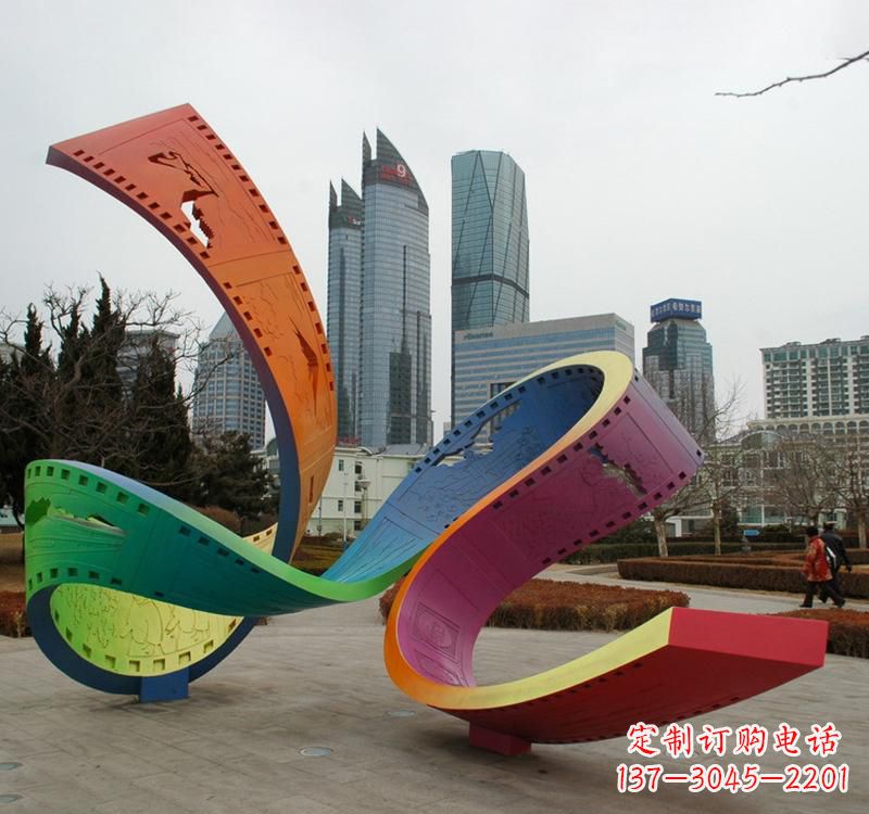 衢州精美的不锈钢城市景观雕塑