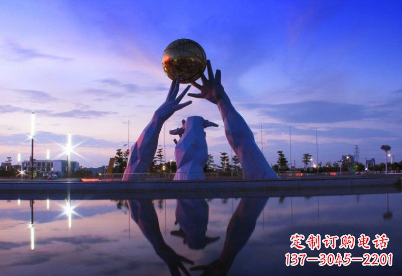 衢州不锈钢城市的地球雕塑