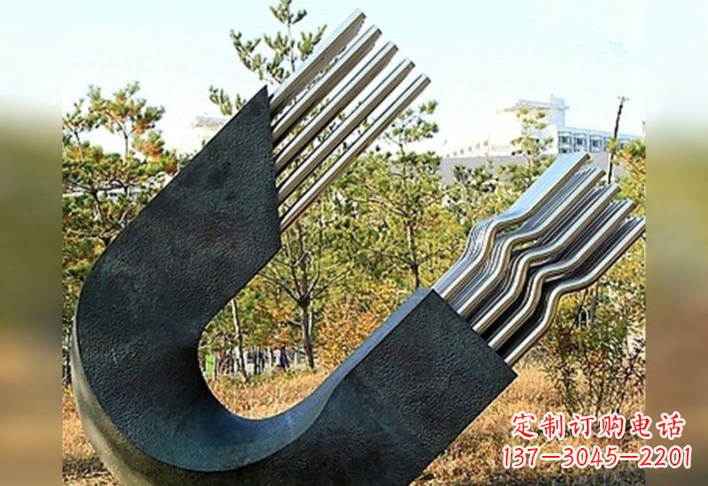衢州不锈钢磁铁雕塑绚丽多彩的艺术珍品