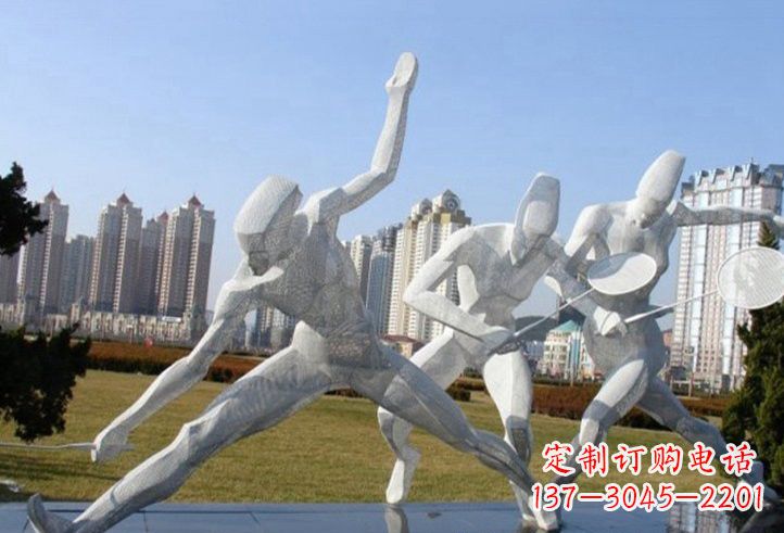 衢州精致不锈钢羽毛球雕塑