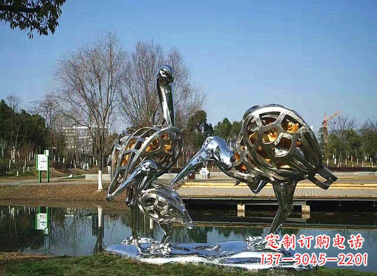 衢州精美非凡的不锈钢丹顶鹤雕塑