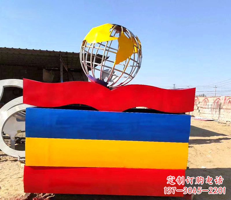 衢州不锈钢地球雕塑——象征地球的美丽与和谐