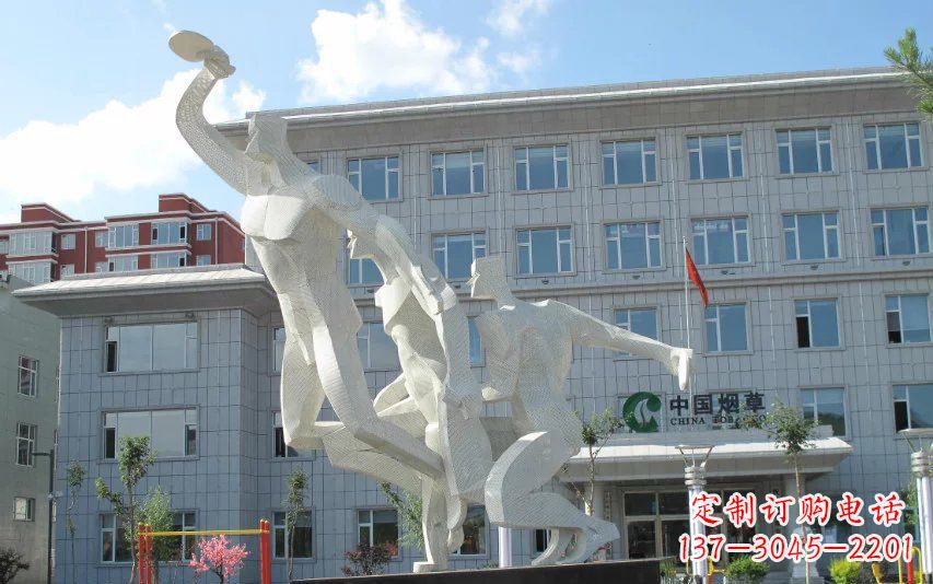 衢州不锈钢乒乓球雕塑精美绝伦