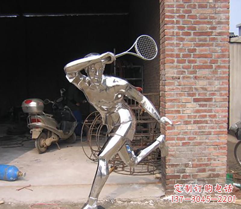 衢州不锈钢羽毛球雕塑
