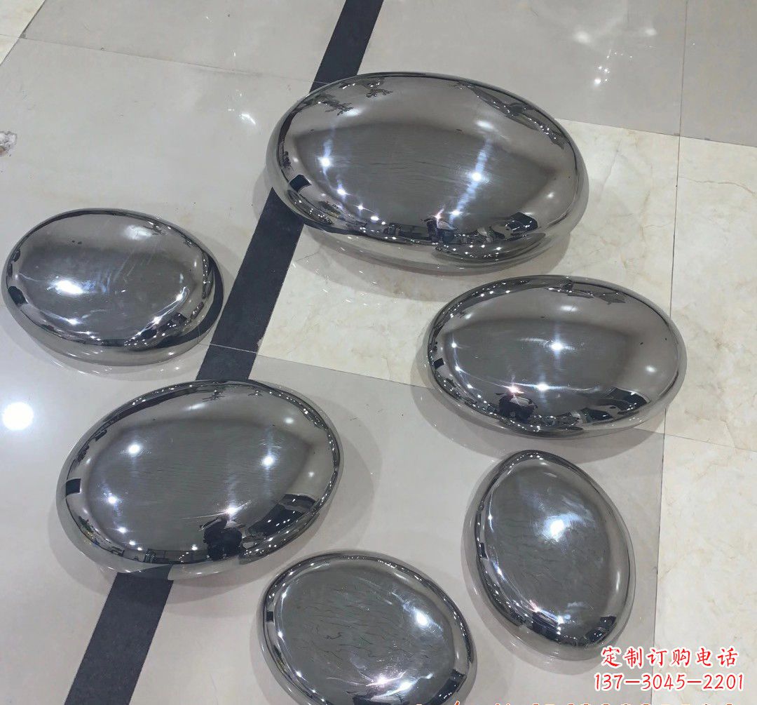 衢州不锈钢鹅卵石雕塑精美的艺术瑰宝