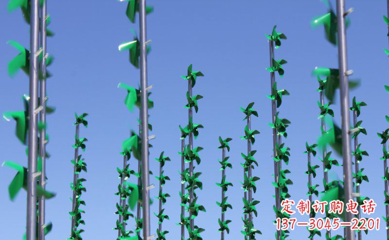 衢州不锈钢风车雕塑灵动而又精致