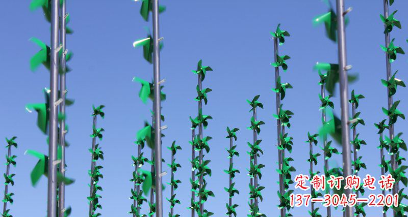 衢州不锈钢风车广场景观雕塑