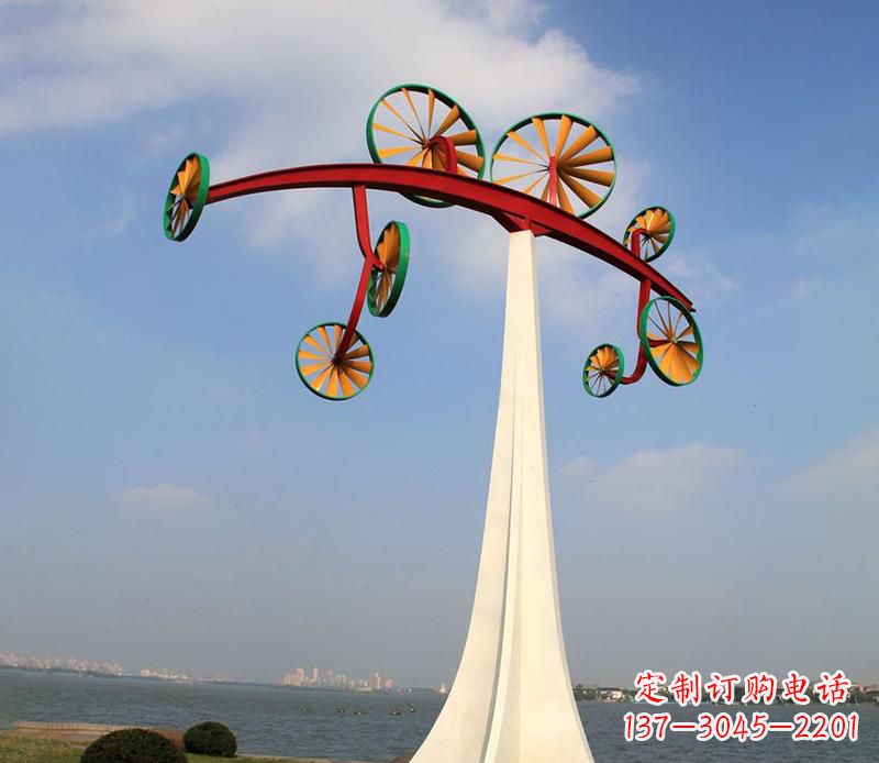 衢州不锈钢风车雕塑艺术美学的完美结合