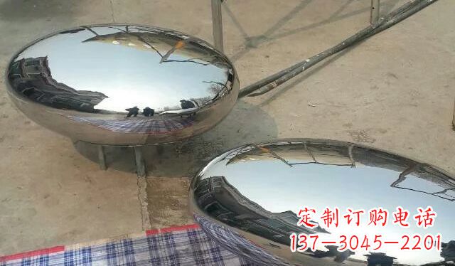衢州不锈钢鸡蛋雕塑精美的艺术作品