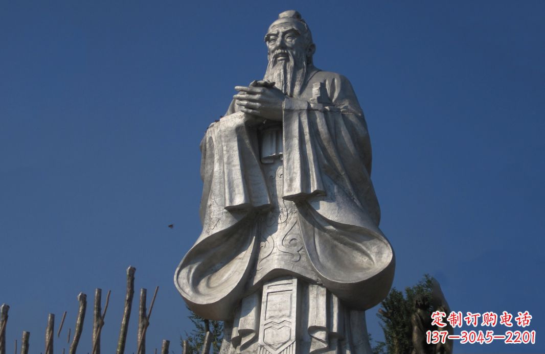 衢州不锈钢孔子人物雕塑——传承中华文化的精神象征