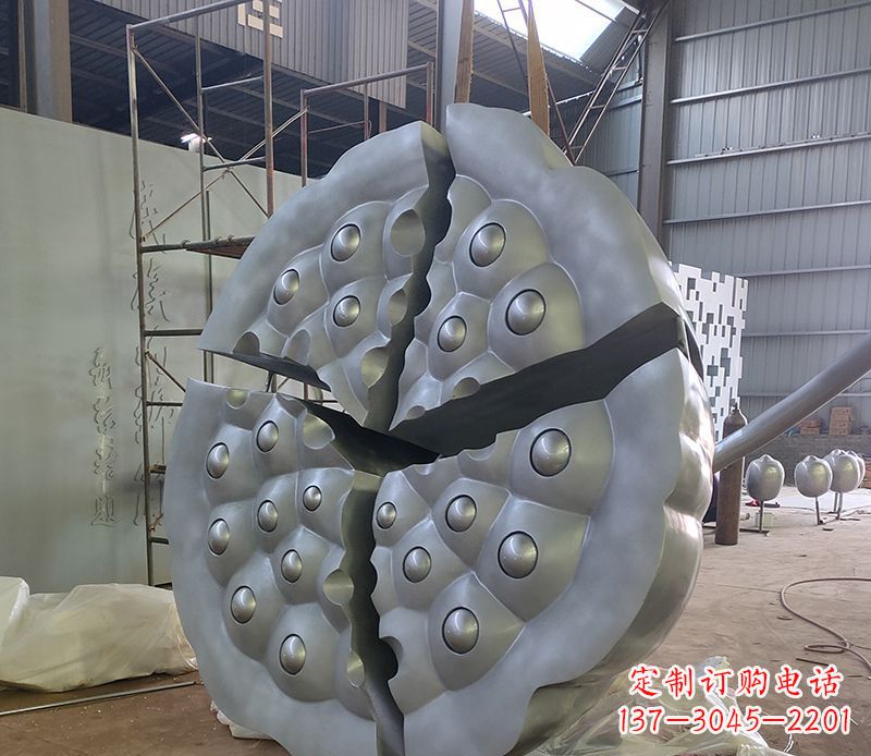 衢州不锈钢莲蓬景观雕塑