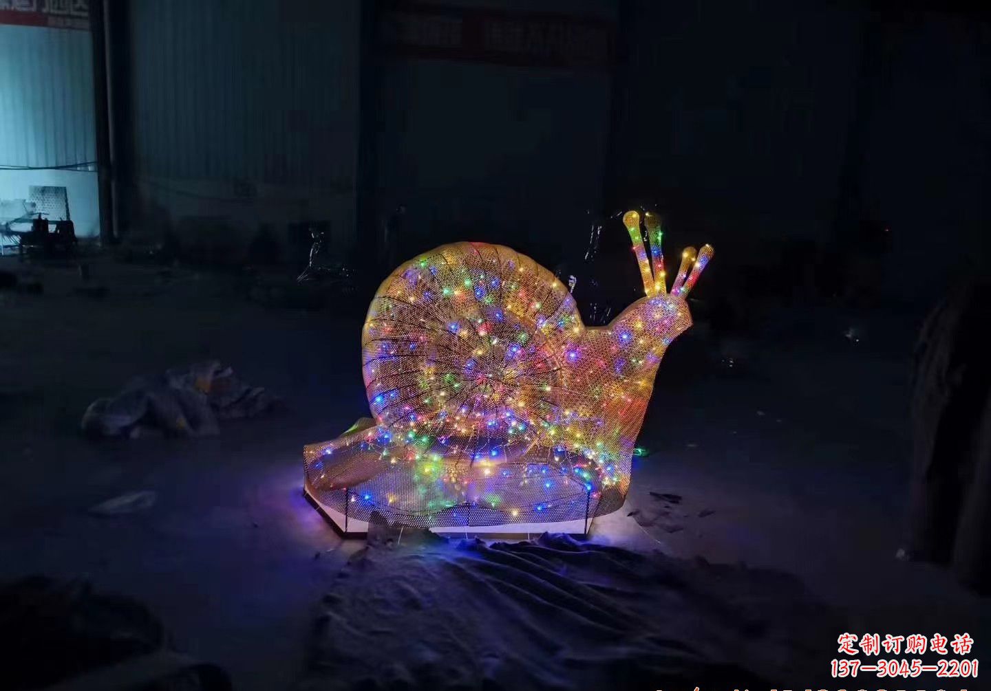 衢州不锈钢镂空蜗牛雕塑精致美观的艺术品