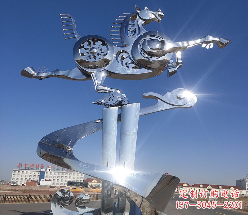 衢州不锈钢马踏飞燕雕塑——精美的艺术品