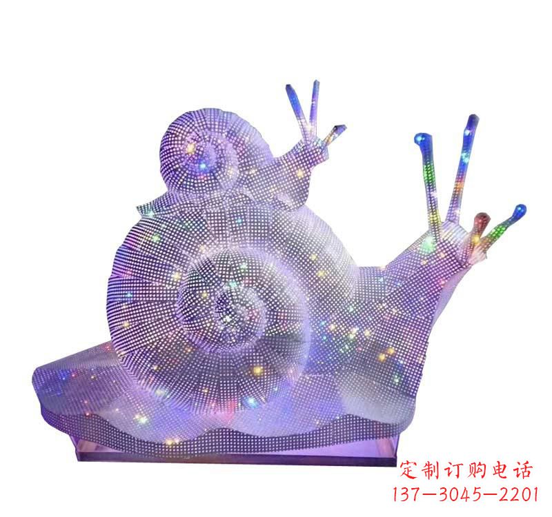 衢州不锈钢蜗牛雕塑一件精美的艺术品