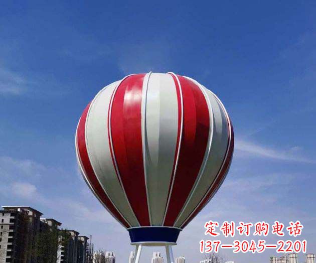 衢州不锈钢热气球雕塑给景观增添精彩