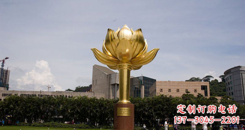 衢州不锈钢莲花雕塑——精美的艺术品
