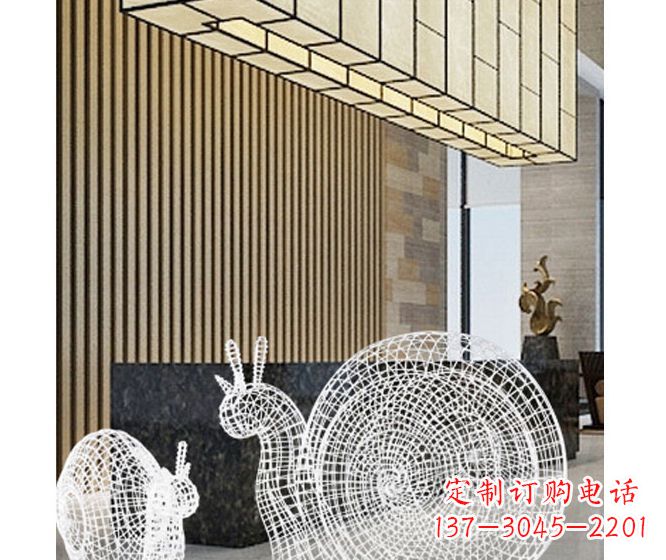 衢州不锈钢蜗牛雕塑精致多姿