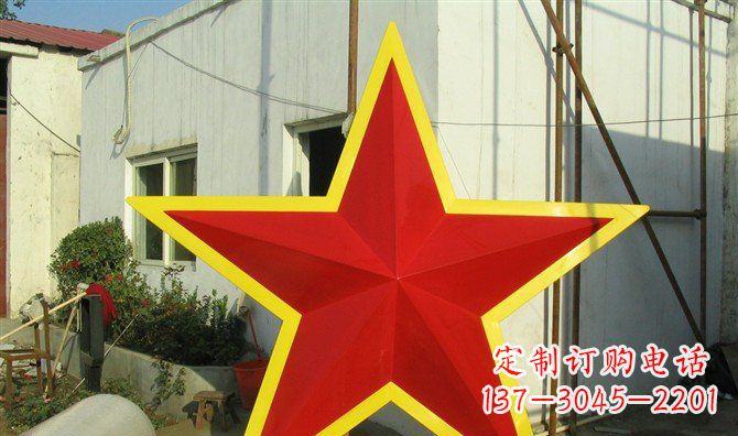 衢州不锈钢五角星雕塑——高耸入云的精美艺术