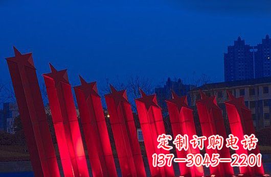 衢州不锈钢五角星雕塑铸就永恒之美