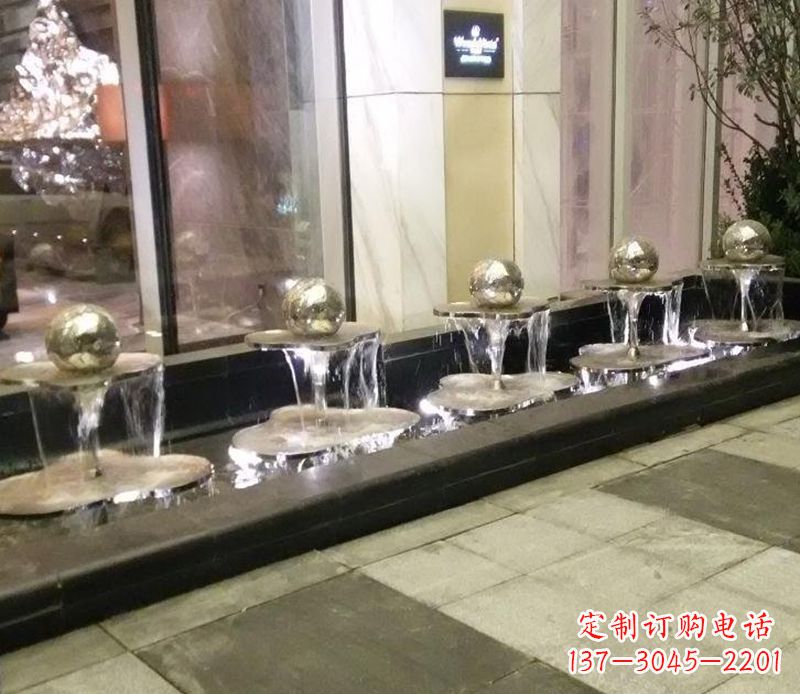 衢州不锈钢小喷泉雕塑——美化环境的艺术