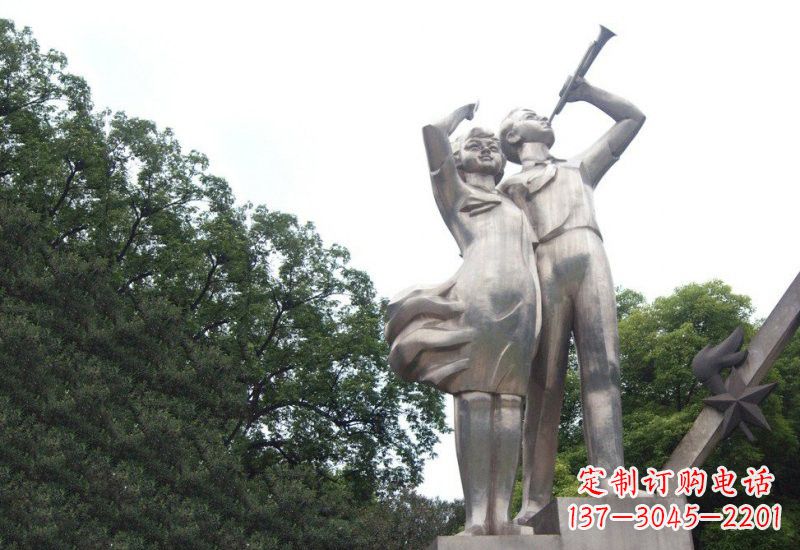 衢州不锈钢小学生雕塑缔造美丽校园新风貌