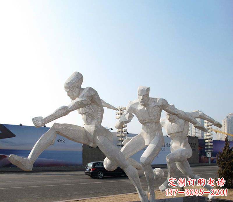 衢州足球之美不锈钢足球雕塑