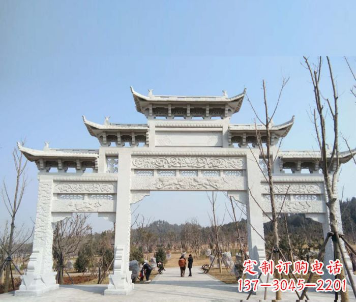 衢州“村口三门石雕牌楼”——悠久历史的见证