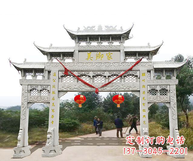 衢州牌坊雕塑珍贵的传统文化
