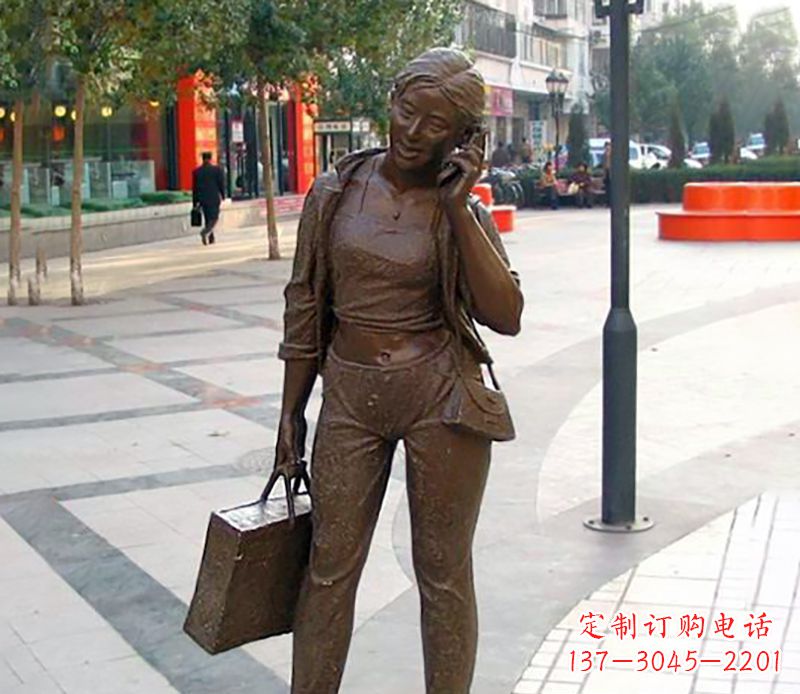衢州通话女性雕塑