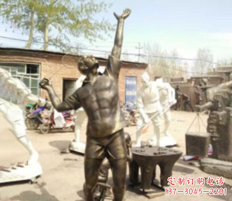 衢州羽毛球雕塑传承运动精神