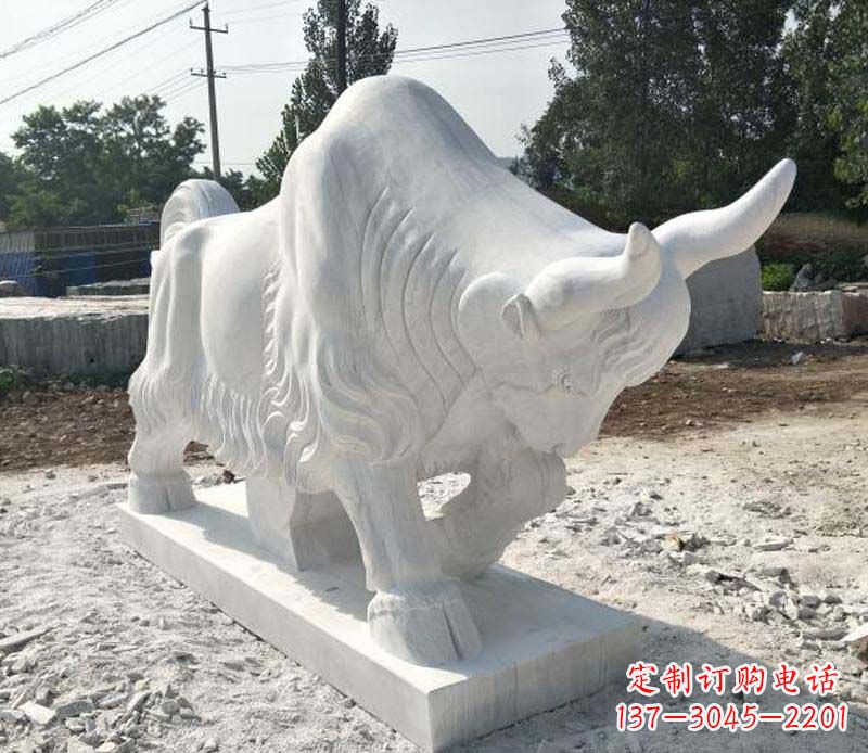 衢州大理石动物雕塑美丽的艺术品