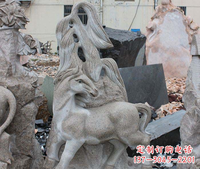 衢州大理石动物雕塑丰富多彩的艺术品