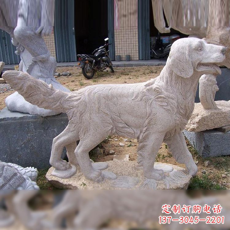 衢州大理石狗雕塑——精致的狗雕塑,让你的生活更有趣