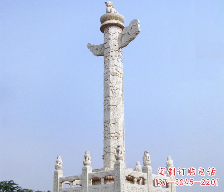 衢州大理石华表雕塑