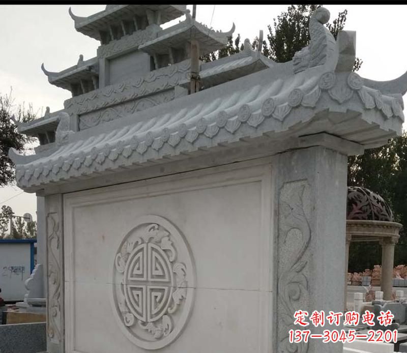 衢州精美大理石影壁雕塑
