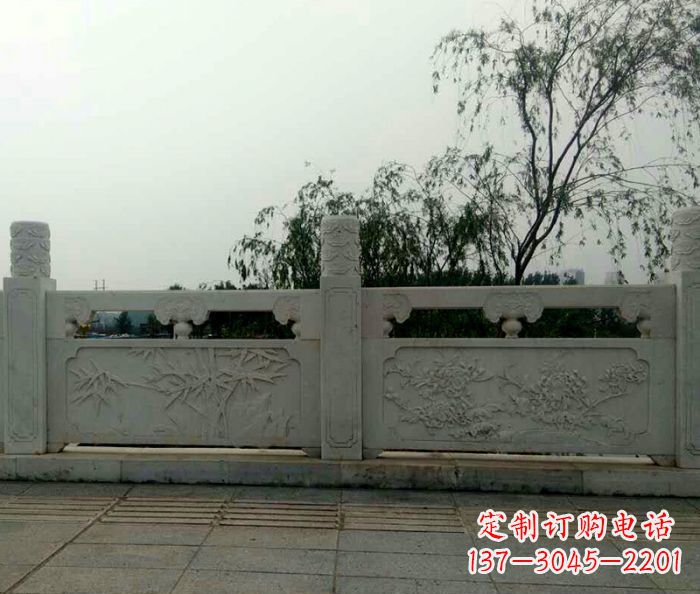 衢州精美大理石栏板石雕