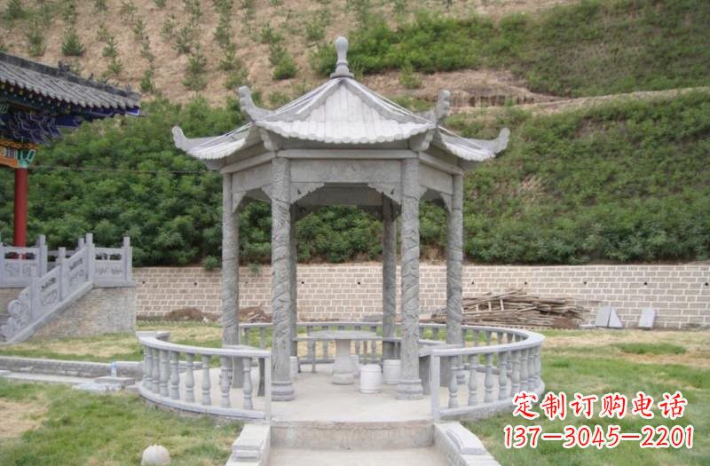 衢州精美大理石凉亭雕塑