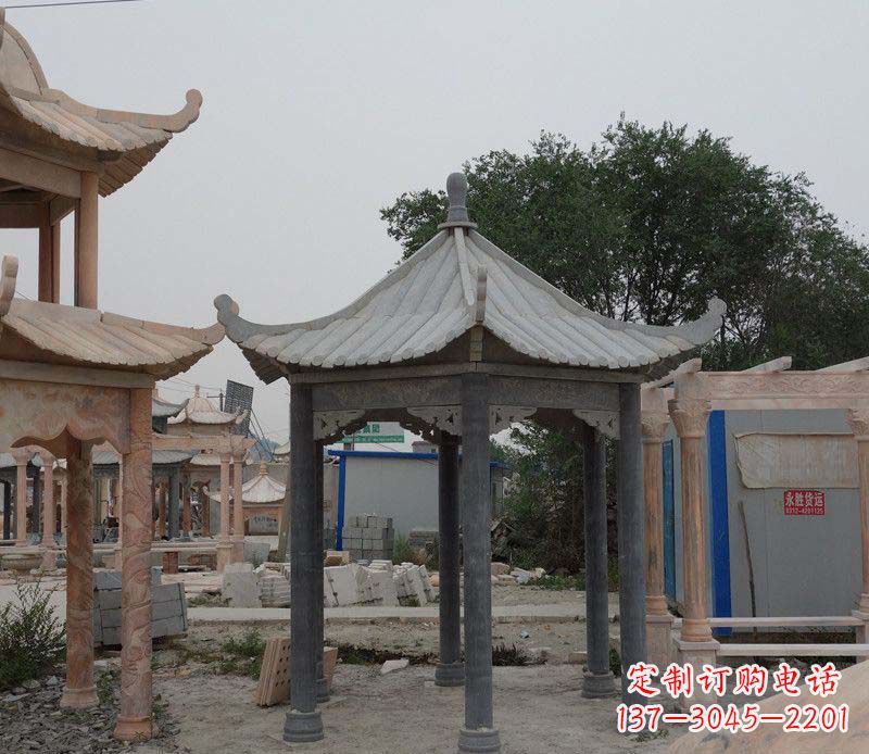 衢州大理石凉亭精美石雕