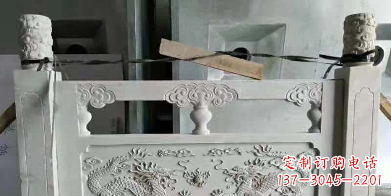 衢州大理石龙浮雕栏板雕塑