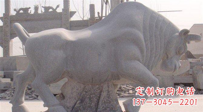 衢州大理石牛雕塑——让你家里充满独特艺术气息