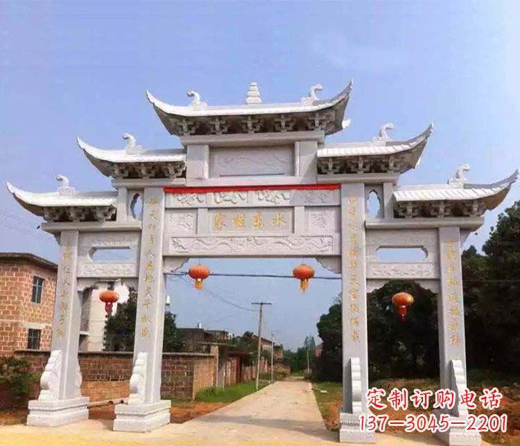 衢州大理石牌坊石雕