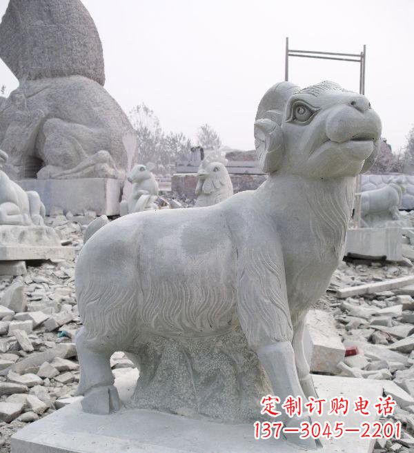 衢州大理石羊雕塑