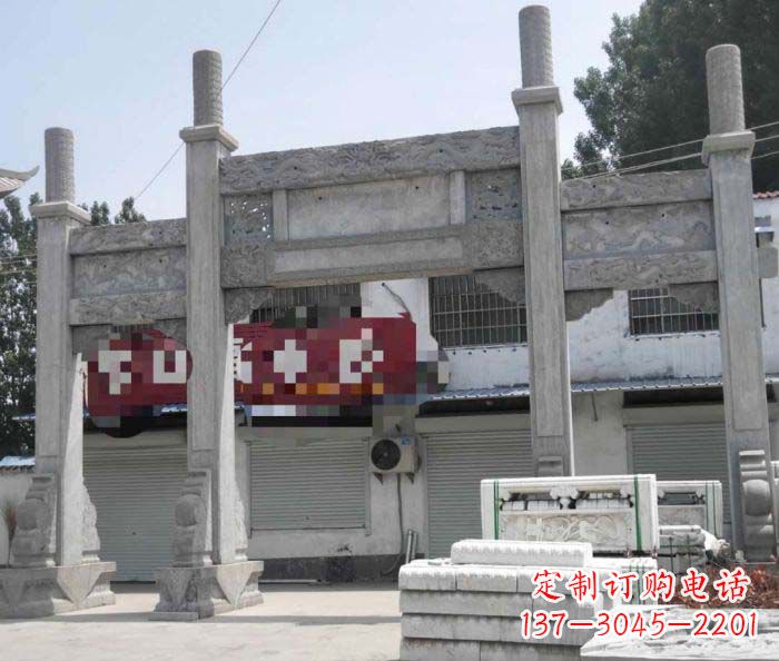 衢州道路大理石牌坊